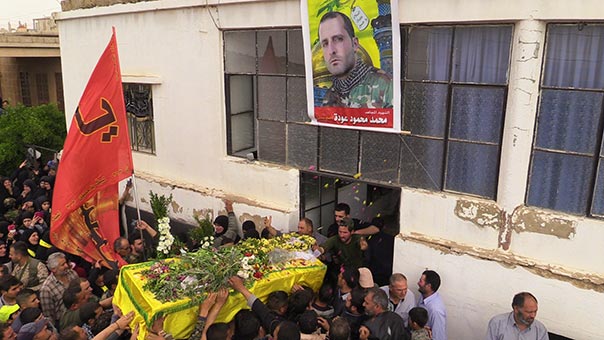 حزب الله وأهالي بلدة الخضر شيّعوا الشهيد المجاهد محمد عودة