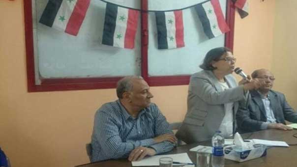 &rsquo;اللجنة الشعبية المصرية للتضامن مع الشعب السوري&rsquo;:انتصارات الجيش السوري تؤكد عمله على اجتثاث الإرهاب