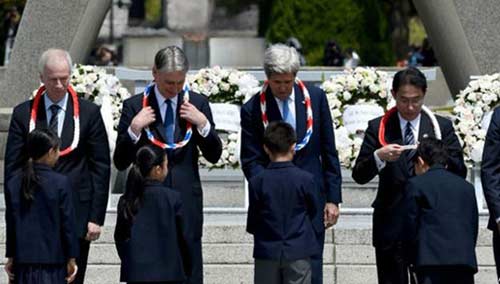 مجموعة السبع من &rsquo;هيروشيما&rsquo;: لـتسريع مكافحة الإرهاب.. ولـعالم خالٍ من السلاح النووي