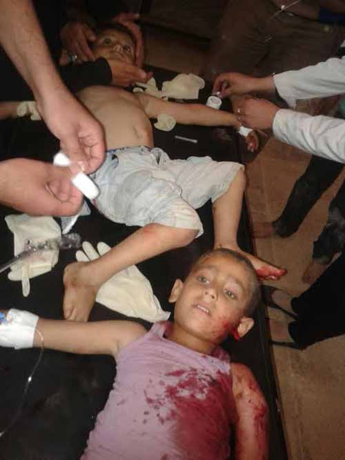 بالصور.. أطفالٌ شهداء في كفريا والفوعة أمام مرأى الأمم المتحدة