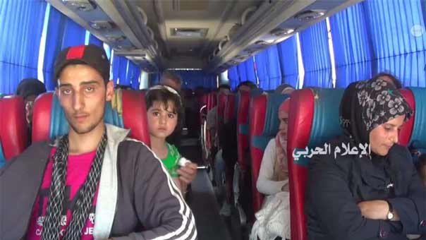 اجلاء متبادل لمدنيين من مضايا وكفريا والفوعة