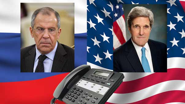 لافروف وكيري يبحثان إطلاق عملية تسوية مستقرة لوقف القتال في سوريا