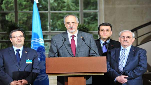 الجعفري بعد لقائه دي مستورا: تهديدات &rsquo;معارضة الرياض&rsquo; تُرجِمَت اعتداءات ارهابية في سوريا