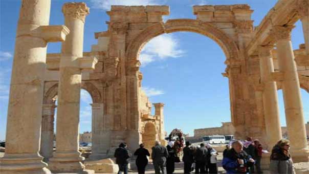 مدينة تدمر احتفظت بقسم كبير من آثارها رغم الاضرار