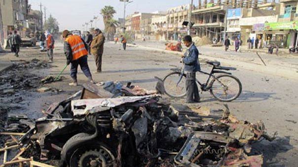 شهداء وجرحى في سيارة مفخخة استهدفت زوار الامام الكاظم (ع) في منطقة نهروان