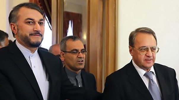 إيران وروسيا تؤكدان مواصلة قتال الجماعات الإرهابية ومساعي إنجاح الحوار في سوريا