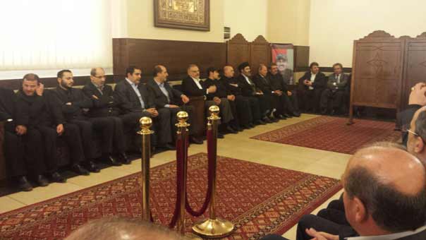 حزب الله يستكمل تقبل العزاء والتبريك باستشهاد القائد الكبير مصطفى بدر الدين
