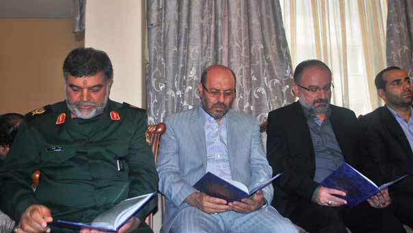 مكتب حزب الله بطهران يتقبل التعازي والتبريكات بمناسبة استشهاد القائد الجهادي مصطفى بدر الدين