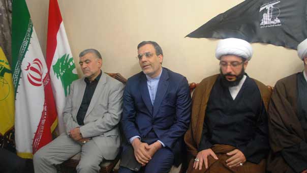 مكتب حزب الله بطهران يتقبل التعازي والتبريكات بمناسبة استشهاد القائد الجهادي مصطفى بدر الدين