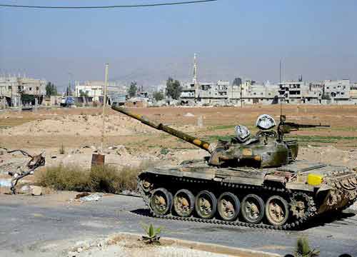 الجيش السوري يتقدم في الغوطة الشرقية وسط حالات انهيار وهروب كبيرة في صفوف المسلحين