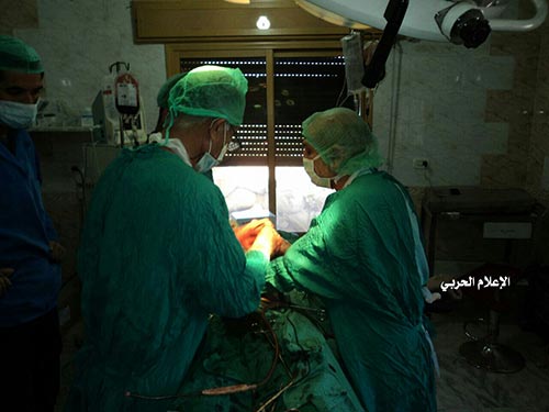 شهيدان وستة جرحى في قصف صاروخي للمجموعات الإرهابية على بلدة كفريا المحاصرة