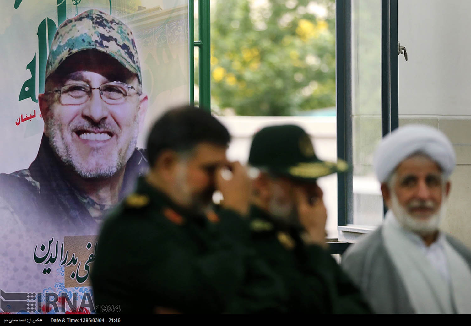 بالصور: مراسم تأبين القائد الجهادي الكبير مصطفى بدر الدين في طهران