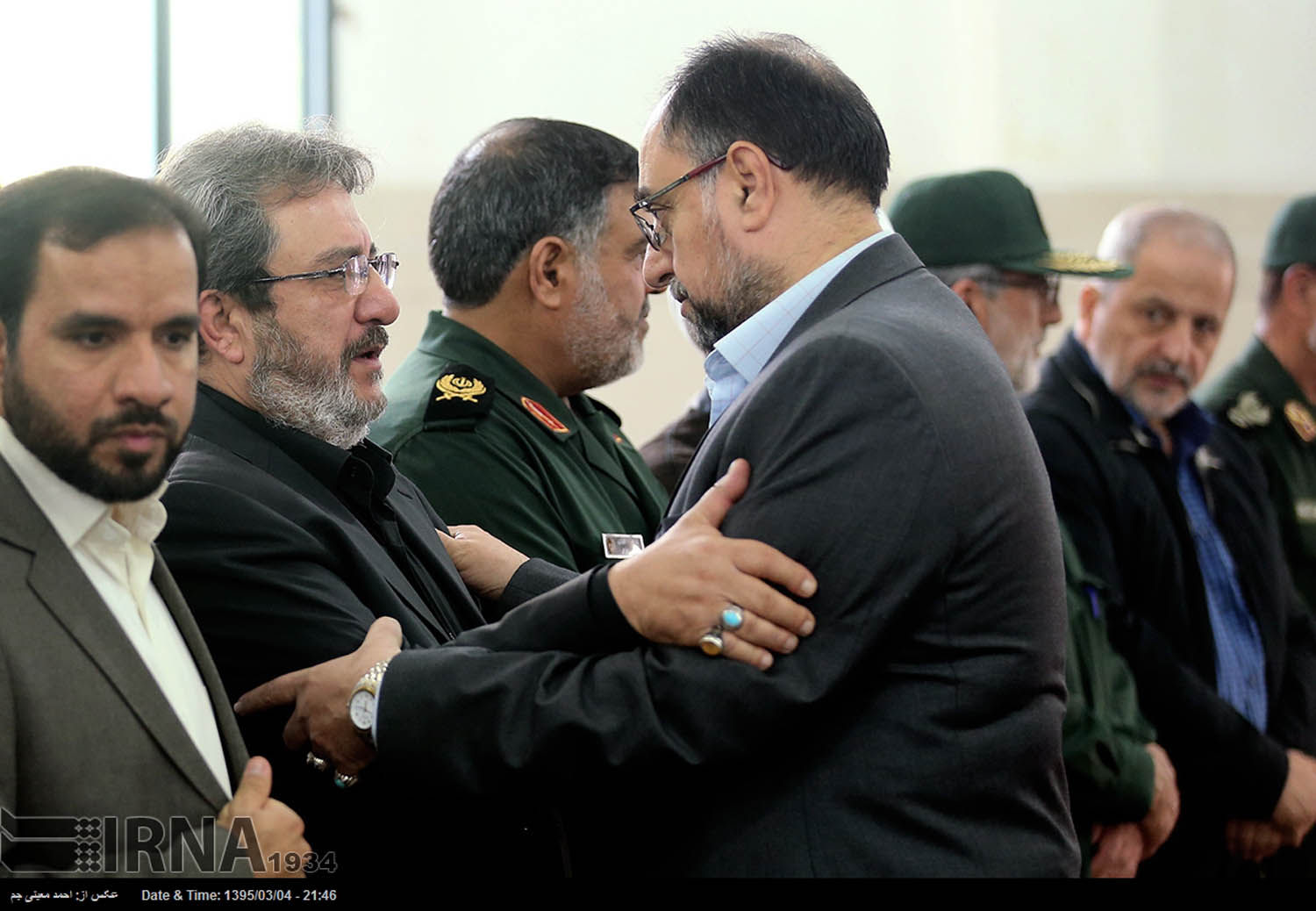 بالصور: مراسم تأبين القائد الجهادي الكبير مصطفى بدر الدين في طهران