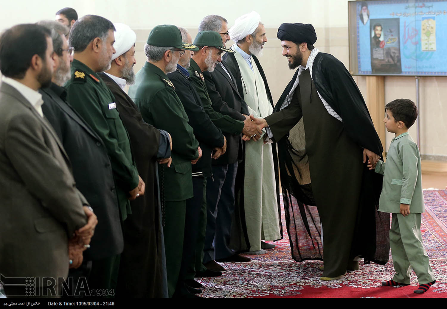 بالصور: مراسم تأبين القائد الجهادي الكبير مصطفى بدر الدين في طهران