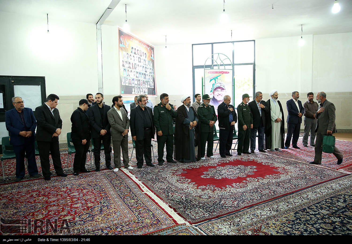 بالصور: مراسم تأبين القائد الجهادي الكبير مصطفى بدر الدين في طهران