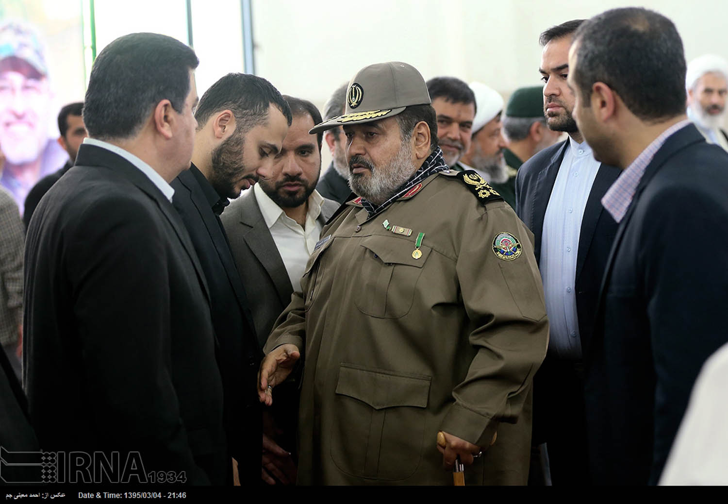 بالصور: مراسم تأبين القائد الجهادي الكبير مصطفى بدر الدين في طهران