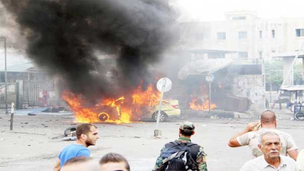 إدانات سورية وعربية لسلسلة التفجيرات الارهابية التي استهدفت أهالي طرطوس والجبلة 