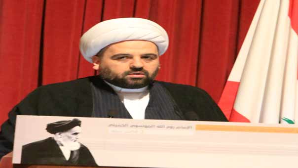 احتفال بالذكرى الـ 27 لرحيل الامام الخميني في بيروت .. الشيخ قاسم: انتهينا من خطر الامارات التكفيرية في لبنان بفضل معادلة الجيش والشعب والمقاومة