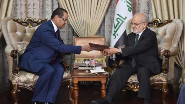 الجعفري يصل إلى الأردن حاملاً رسالة من العبادي إلى الملك عبد الله