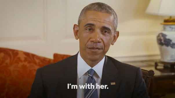 أوباما يعلن دعمه لهيلاري كلينتون