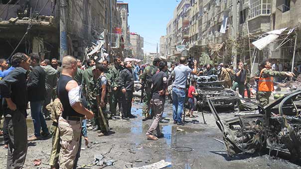 هكذا حصلت التفجيرات الإرهابية في منطقة السيدة زينب (ع) جنوب دمشق