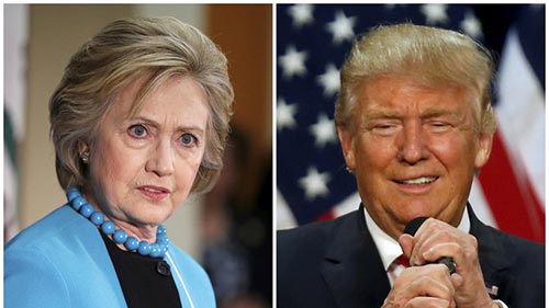 استطلاع: كلينتون تتفوق بـ6 نقاط على خصمها ترامب
