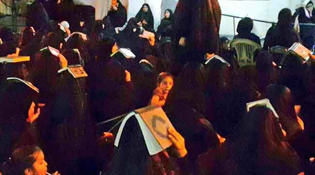 البحرين: إحياء الليلة الأولى من ليالي القدر أمام منزل آية الله قاسم بالدراز