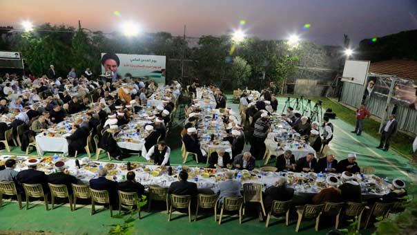 فتحعلي في إفطار يوم القدس: المؤامرة تتجلّى في هذه المرحلة من خلال التنظيمات التكفيرية