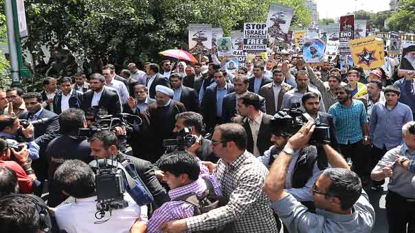 مشاركة مليونية في مسيرات يوم القدس العالمي في الجمهورية الاسلامية الايرانية