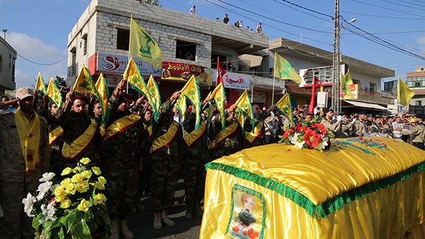 تشييع الشهيد عمر العبيد في بلدة الدوير الجنوبية