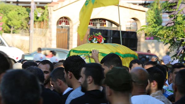 تشييع الشهيد عمر العبيد في بلدة الدوير الجنوبية