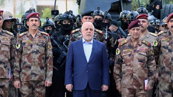 العبادي بعد تحرير قاعدة القيارة: نقاتل &rsquo;داعش&rsquo; بدون ضجيج إعلامي..وسنطهر العراق منهم قريبًا