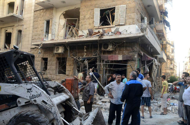 بالصوّر: قذائف التكفيريين تدمي حلب