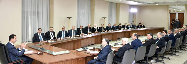 الأسد للحكومة الجديدة: الآمال التي يعلقها المواطن عليكم تحملكم مسؤوليات مضاعفة