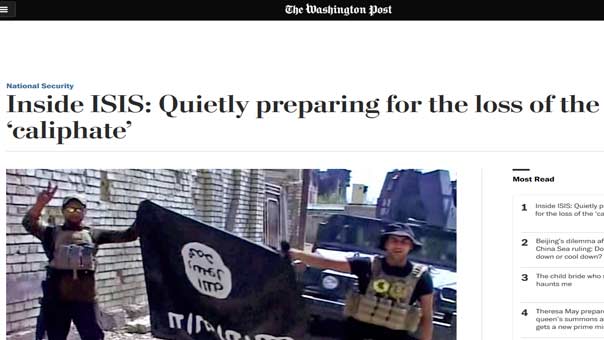 &rsquo;واشنطن بوست&rsquo;: تنظيم &rsquo;داعش&rsquo; يهيئ أتباعه سراً لسقوط &rsquo;الخلافة&rsquo;