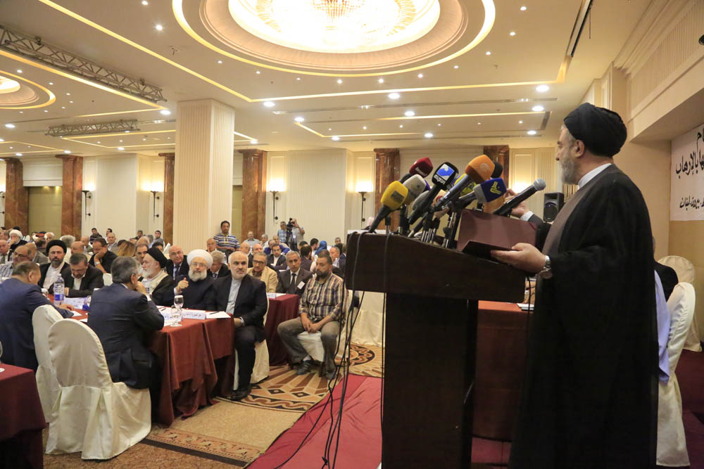 &rsquo;المؤتمر العربي لدعم المقاومة ورفض تصنيفها بالإرهاب&rsquo; في بيروت بحضور اكثر من 300 شخصية لبنانية وعربية