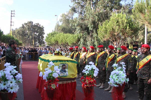 تشييع فقيد الجهاد والمقاومة القائد اسماعيل أحمد زهري في النبطية الفوقا