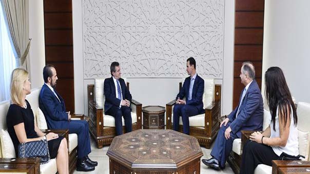 الرئيس الأسد لوفد سياسي يوناني: الشعب السوري مصمم على مواصلة الصمود والدفاع عن وطنه وقراره المستقل