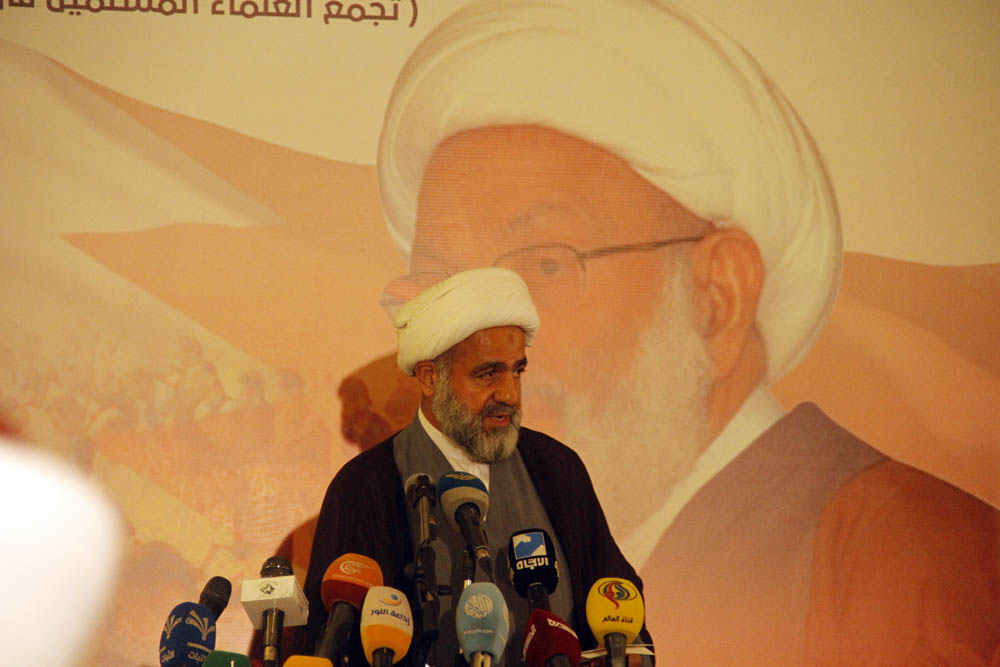 لقاء علمائي حاشد دعماً لعلماء البحرين .. والشيخ قاسم: ليست مزرعة لآل خليفة