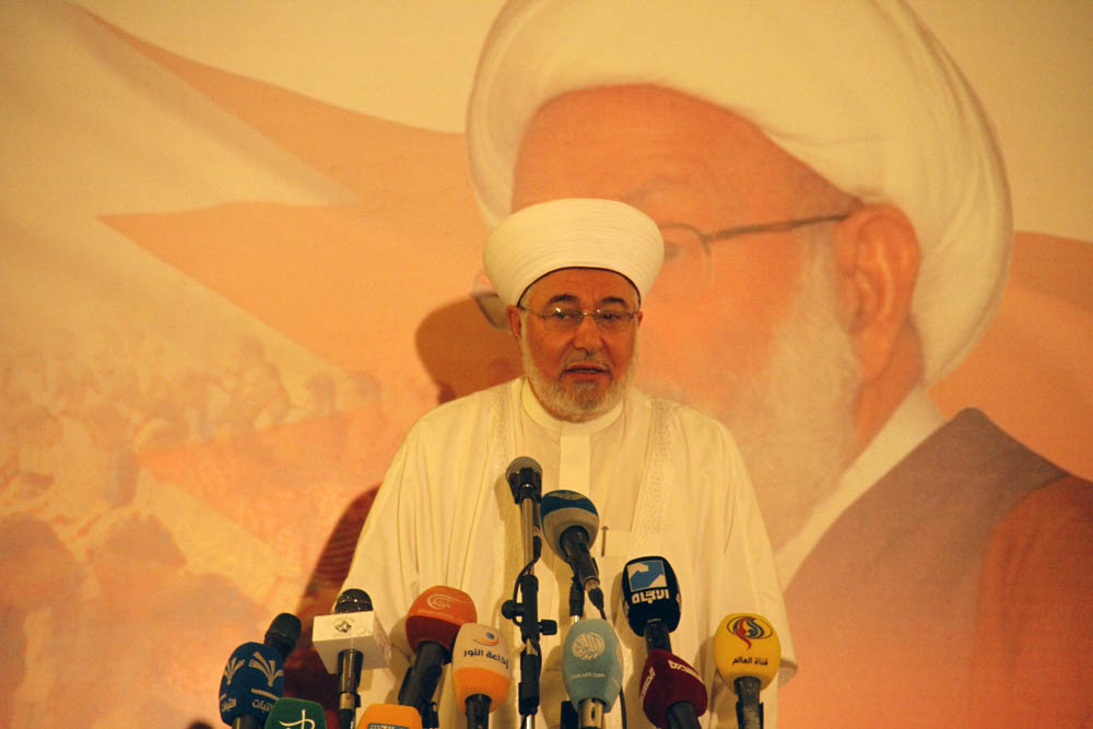 لقاء علمائي حاشد دعماً لعلماء البحرين .. والشيخ قاسم: ليست مزرعة لآل خليفة