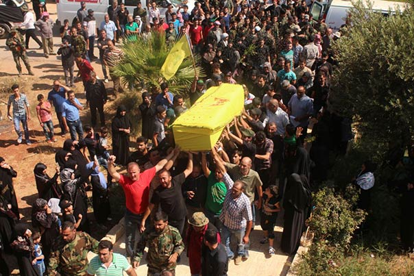  حزب الله وأهالي زيتا شيّعوا الشهيد المجاهد مهدي ادريس