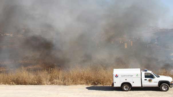 حرائق مناطق عربصاليم حومين حبوش وجنى سنوات يضيع بسبب إهمال الدولة