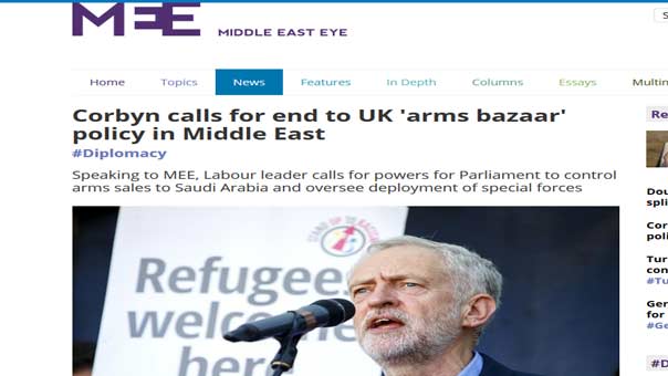 زعيم حزب ’العمال’ البريطاني يطلب ’مراجعة جذرية’ لتحالف بلاده مع السعودية