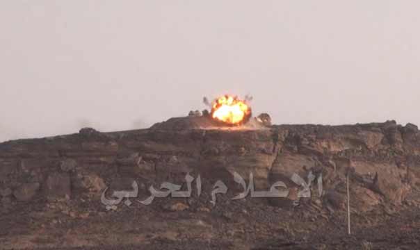 تدمير دبابات سعودية في نجران .. والرياض تعترف بمصرع ضابط وستة جنود