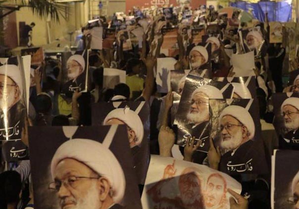 بالصور: اعتصام الدفاع عن الشيخ قاسم يتواصل