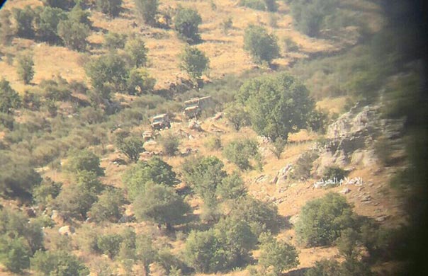 قوة معادية تضم أكثر من 50 جندياً &rsquo;اسرائيلياً&rsquo; تنتشر مقابل منطقة بركة النقار اللبنانية في مزارع شبعا