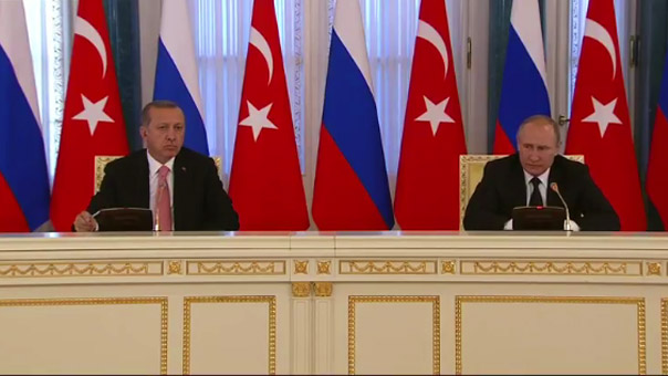 روسيا وتركيا تستأنفان التعاون الإقتصادي وتبحثان الوضع الأمني