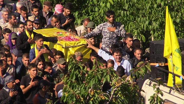 حزب الله وجمهور المقاومة يشيعون الشهيد المجاهد عباس علي ياسين في بلدة الزيرة البقاعية