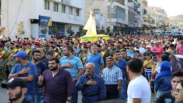 حزب الله وجمهور المقاومة يشيعون كوكبة من الشهداء في الجنوب والبقاع 
