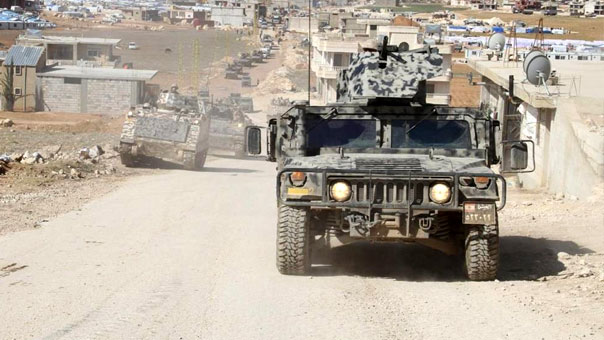 إصابة خمسة عسكريين من الجيش اللبناني بانفجار عبوة ناسفة في آليتهم بجرود عرسال